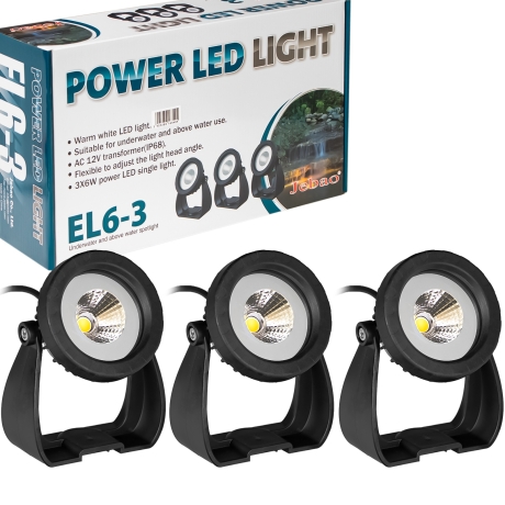 Jebao EL6-3 Light LED 3 - LED tiigi- ja aiavalgusti Jebao EL6-3 Light LED 3 - LED tiik- ja aiavalgusti