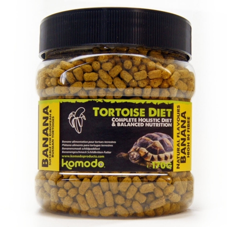 Komodo Tortoise Diet Banana 170g - корм для черепах