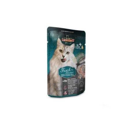 Leonardo Fish & Shrimp 85g консервы для взрослых кошек с рыбой и креветками