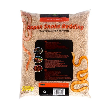 Repti-Zoo Aspen Snake Bedding - pappelkiust substraat 500g