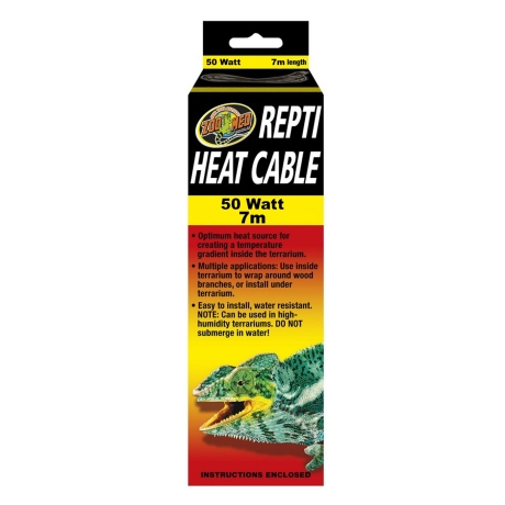 ZOOMED Repti Heat Cable 50W - нагревательный кабель 7 м