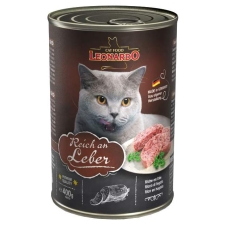 Leonardo Rich in Liver 400g консервы для взрослых кошек с печенью