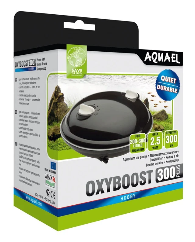 Aquael Oxyboost Apr-300 Plus akvaariumi õhukompressor (200-300l).webp